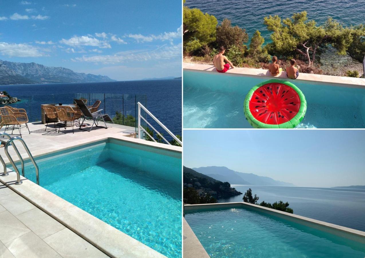 Beachfront Holiday Home - Private Heated Pool ميميتسا المظهر الخارجي الصورة