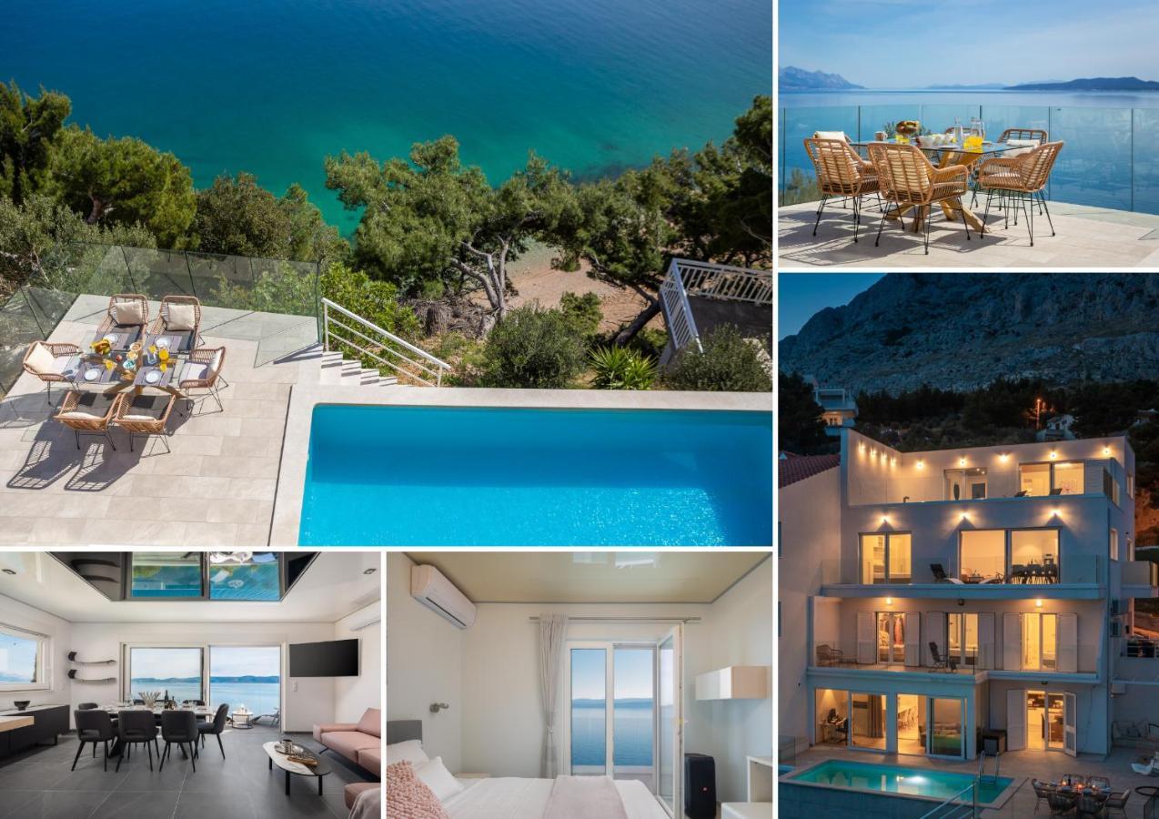 Beachfront Holiday Home - Private Heated Pool ميميتسا المظهر الخارجي الصورة