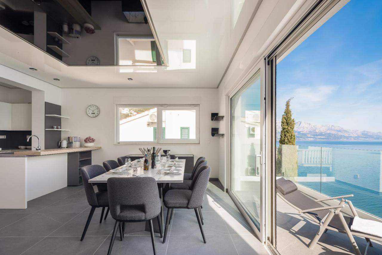 Beachfront Holiday Home - Private Heated Pool ميميتسا المظهر الخارجي الصورة