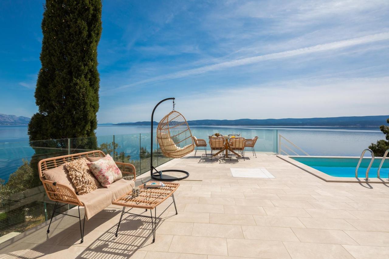 Beachfront Holiday Home - Private Heated Pool ميميتسا المظهر الخارجي الصورة